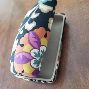 Vera Bradley Colorful Floral Clamshell Eyeglass Case